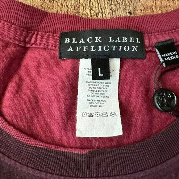 Affliction Black Label hyper speed jewel graphic black tshirt women's large - Picture 4 of 7